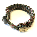 Pikkukuva 1 / 3: Cool Spartan Paracord Braclet with firesteel and striker skogscamo
