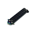 Miniatyrbillede 2 af 3: Træningskniv Balisong / Butterfly Black / anodiseret klinge Multicolor