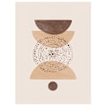 Miniatyrbild 1 av 2: Boho No2. MultiColor 21x30 cm