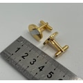 Miniatyrbillede 3 af 3: eksklusive ærmeknapper Gold