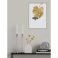 Miniatyrbild 2 av 2: Butterfly A Monstera Leaf MultiColor 21x30 cm