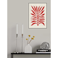 Miniatyrbild 1 av 2: Red Branch / Lino Print MultiColor 21x30 cm
