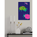 Miniatyrbillede 2 af 2: Midnight Ladybugs MultiColor 50x70 cm