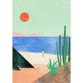 Pikkukuva 2 / 2: Beach Girl Ii MultiColor 21x30 cm