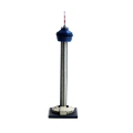 Miniatyrbild 3 av 3: 3D Pussel Metall - Berömda Byggnader - Tower Of The America färg