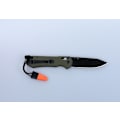 Pikkukuva 2 / 5: GANZO G7453 Green with whistle - knife folding knife grön