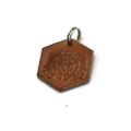 Pikkukuva 2 / 2: Handmade pendant with Hugin & Munin made of swedish leather