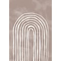 Miniatyrbild 2 av 2: Arch_One Way_003_White MultiColor 21x30 cm