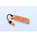 Pikkukuva 4 / 5: GANZO G7412 Orange stonewashed with whistle - knife folding knife orange