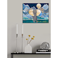 Miniatyrbillede 2 af 2: Magestic Elephant Mountains Landscape Wall Mural MultiColor 70x100 cm