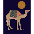 Miniatyrbillede 1 af 2: Camel And Moon Erum Khalili.png MultiColor 21x30 cm