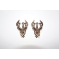 Miniatyrbilde 1 av 4: Kolser - Decorative hooks for hanging - deer 2-pack Antique brass
