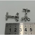 Miniatyrbillede 3 af 3: eksklusive ærmeknapper Silver