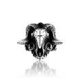 Miniatyrbillede 1 af 3: Ring - Nordic Mythology - Ram skull #9 #9