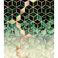Miniatyrbild 2 av 2: Leaves And Cubes MultiColor 21x30 cm