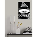 Miniatyrbillede 1 af 2: Coffee Text 2 MultiColor 21x30 cm