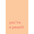 Pikkukuva 2 / 2: You're Peach Text Poster MultiColor 21x30 cm