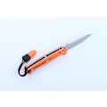 Pikkukuva 2 / 5: GANZO G7412 Orange stonewashed with whistle - knife folding knife orange