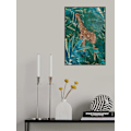 Miniatyrbild 2 av 2: Giraffe In The Jungle MultiColor 30x40 cm