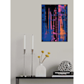 Miniatyrbild 1 av 2: Time Machine (Blue) MultiColor 50x70 cm