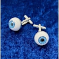 Miniatyrbillede 2 af 3: eksklusive ærmeknapper Silver