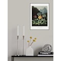 Miniatyrbild 1 av 2: A Group Of Auriculas From The Temple Of Flora (1807) MultiColor 21x30 cm
