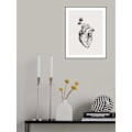 Miniatyrbillede 2 af 2: Heart Bloom MultiColor 70x100 cm