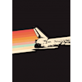 Miniatyrbillede 2 af 2: Space Ship Rainbow MultiColor 21x30 cm