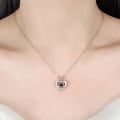 Pikkukuva 2 / 4: Projection necklace - Silver color with rhinestone
