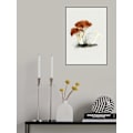 Miniatyrbild 1 av 2: Hand Drawn Rufous Milkcap Mushroom MultiColor 21x30 cm
