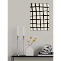 Miniatyrbild 1 av 2: Black Grid MultiColor 50x70 cm