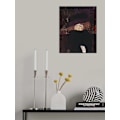Miniatyrbillede 1 af 2: Dame Med Hat Og Fjerboa (1909) MultiColor 70x100 cm