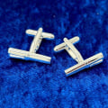 Miniatyrbillede 2 af 3: eksklusive ærmeknapper Silver