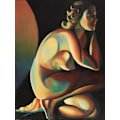 Miniatyrbild 2 av 2: Roundism - 10-02-22 MultiColor 50x70 cm