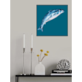 Miniatyrbillede 1 af 2: Leaping Salmon MultiColor 21x30 cm