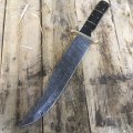 Miniatyrbillede 4 af 4: HÅNDLAVET STOR JAGTKNIV DAMASKUS Black