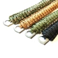 Miniatyrbillede 2 af 3: Extra big Paracord Bracelet - 6m paracord firesteel/striker brun