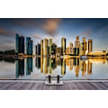 Pikkukuva 2 / 2: Golden Morning In Singapore MultiColor 50x70 cm