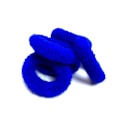 Miniatyrbillede 1 af 2: Mjuk hårsnodd Blå 5p Blue