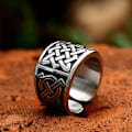 Miniatyrbilde 2 av 3: Ring - Norse Mythology - Ring with The star of Lada #11
