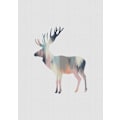 Miniatyrbillede 2 af 2: Pastel Moose MultiColor 30x40 cm