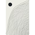 Miniatyrbillede 1 af 2: Boho Lines Serie 4 MultiColor 50x70 cm
