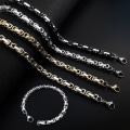 Miniatyrbilde 2 av 4: Chain necklace Silver/gold 4mm*45cm
