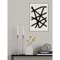 Miniatyrbild 2 av 2: Minimal Black Expression 2 MultiColor 50x70 cm