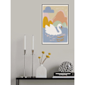 Miniatyrbild 2 av 2: Swan In Lake MultiColor 50x70 cm