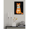 Miniatyrbilde 2 av 2: Trist Katt MultiColor 21x30 cm