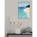 Miniatyrbillede 1 af 2: Beach Girl Iii MultiColor 21x30 cm