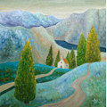 Pikkukuva 1 / 2: Those Days By The Lake MultiColor 70x100 cm