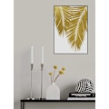 Miniatyrbillede 2 af 2: Palm Leaf Gold Ii MultiColor 30x40 cm