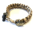 Miniatyrbilde 1 av 3: Cool Spartan Paracord Braclet with firesteel and striker ökencamo